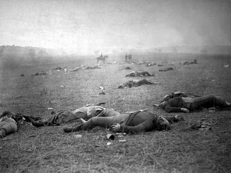 Der Amerikanische Bürgerkrieg forderte von 1861 bis 1865 über 600'000 Tote.
